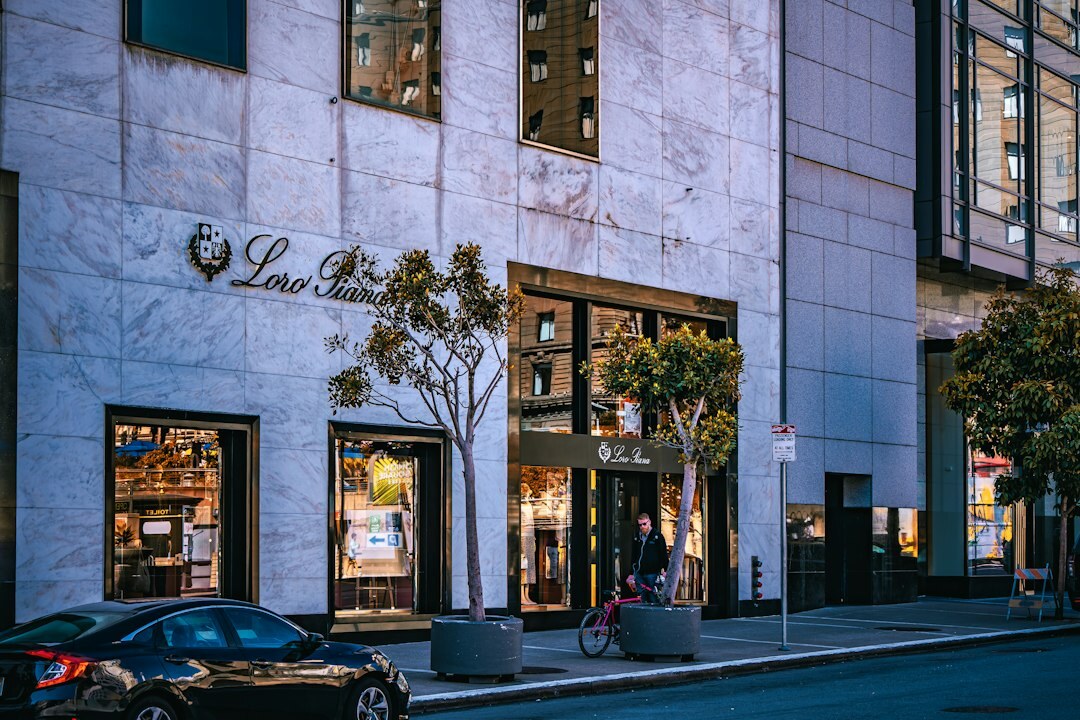 luxury fashion boutique exterior